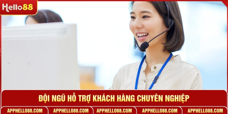 Đội ngũ hỗ trợ khách hàng chuyên nghiệp